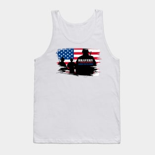 'Difficult Roads Often Lead To Beautiful Destination' Military Shirt Tank Top